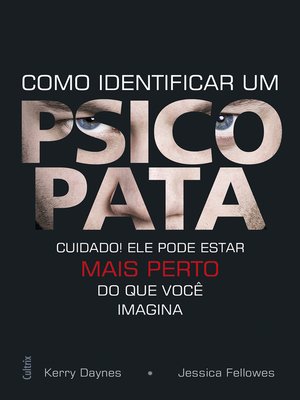 cover image of Como Identificar um Psicopata